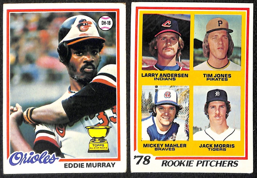 Baseball & Football Rookie Card Lot w. Dave Winfield