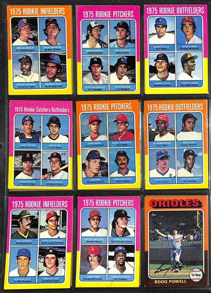1975 Topps Baseball Complete Card Set (Yount & Brett Rookies)
