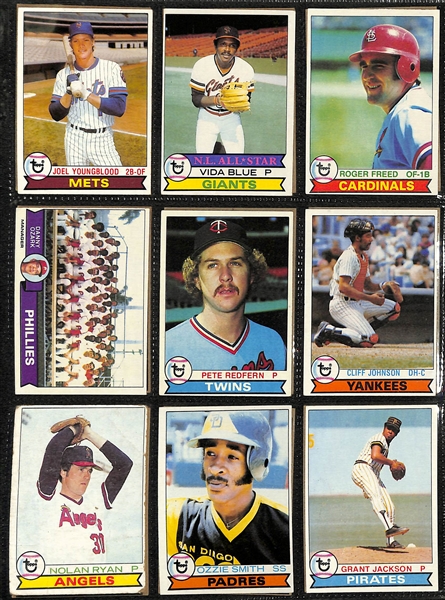 1979-1981 Topps Baseball Partial & Complete Cards Sets w. Ozzie Smith Rookie