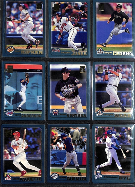 1993 Topps & 2001 Topps Baseball Complete Card Sets
