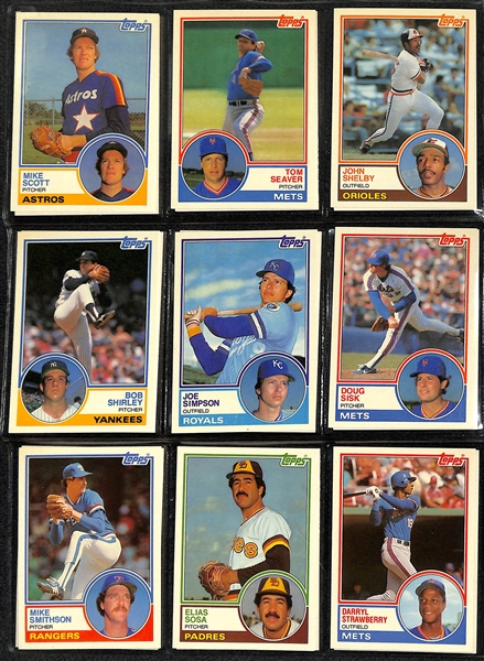 Topps Traded Baseball Sets 1983-1991