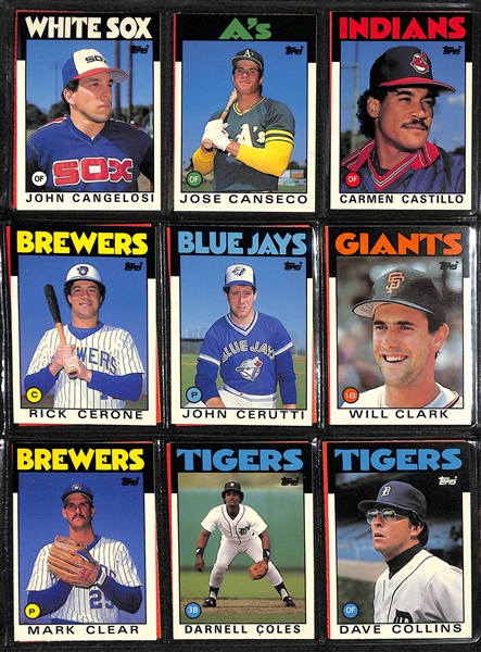 Topps Traded Baseball Sets 1983-1991