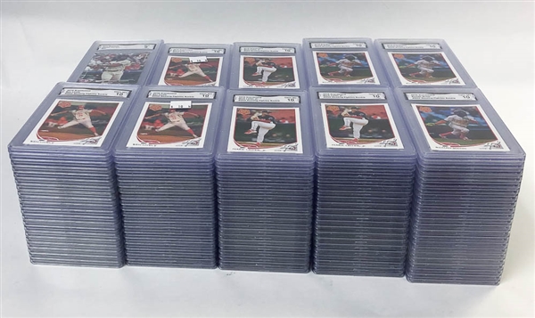 Lot of 200 Phillies GMA Graded Rookie Cards w. Roman Quinn