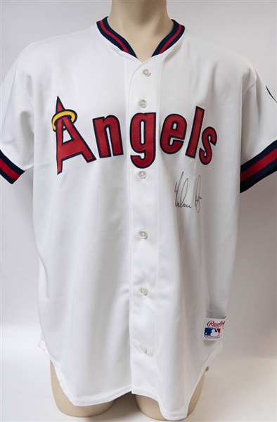 Nolan Ryan Signed Rawlings Diamond Collection Angels Jersey - JSA
