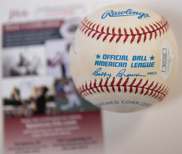 Nolan Ryan and Steve Carlton Dual-Signed Baseball - JSA