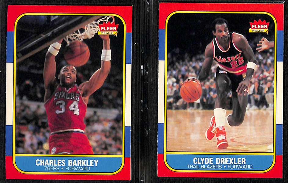 High-Grade 1986-87 Fleer Complete Set (Missing Michael Jordan Rookie)