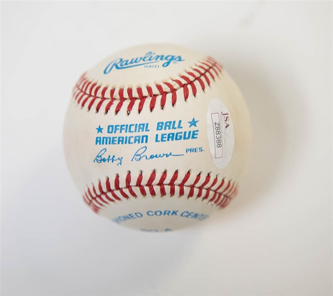 Ted Williams Signed American League Baseball - JSA LOA