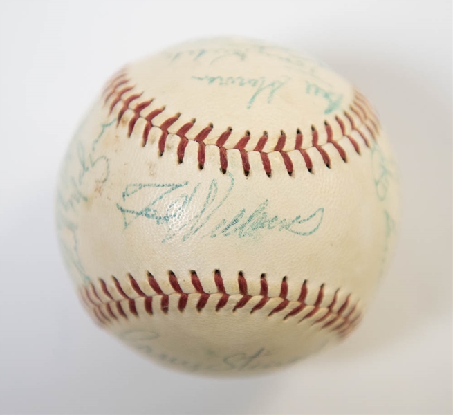 1958 A.L. All Stars Signed Baseball w. N Fox & Stengel - Beckett