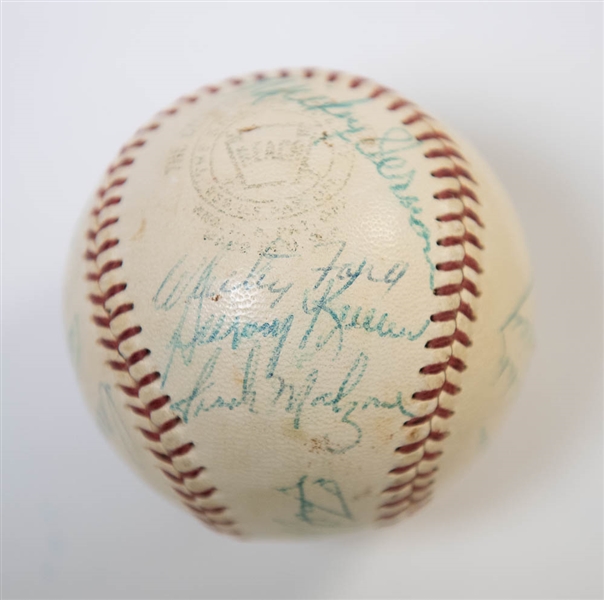 1958 A.L. All Stars Signed Baseball w. N Fox & Stengel - Beckett