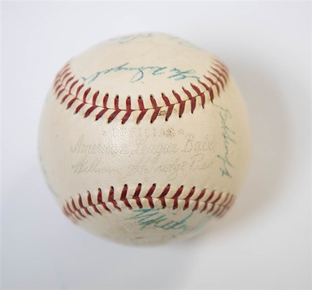 1958 A.L. All Stars Signed Baseball w. N Fox & Stengel - Beckett