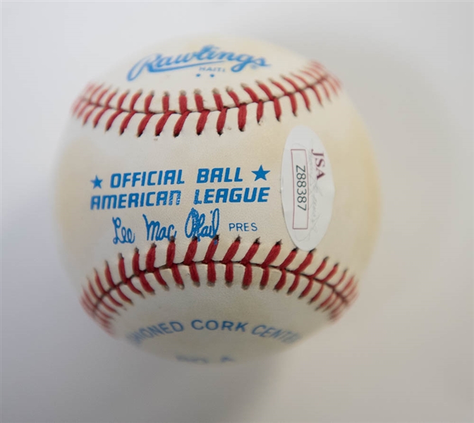 Joe DiMaggio Signed American League Baseball - JSA LOA