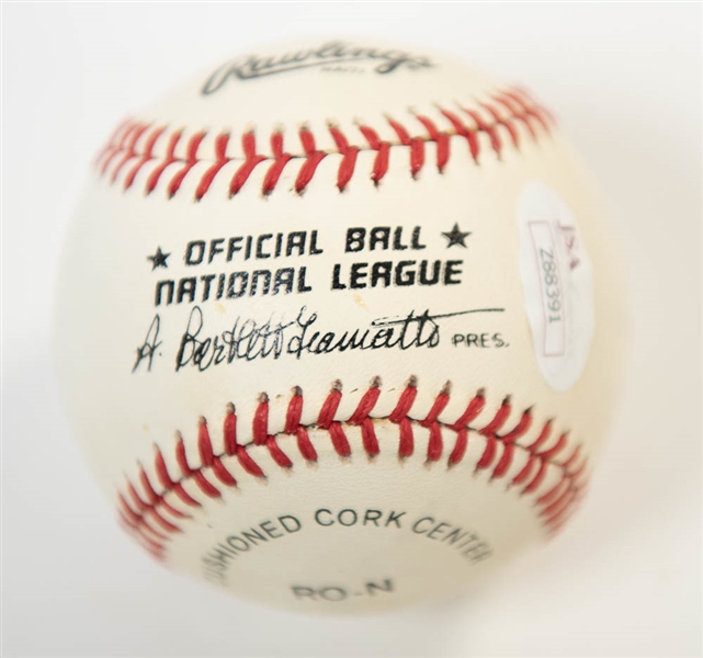 Willie Mays Signed National League Baseball - JSA LOA