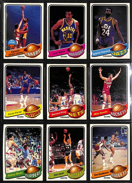 1979-80 Topps Basketball Card Set (132 Cards)