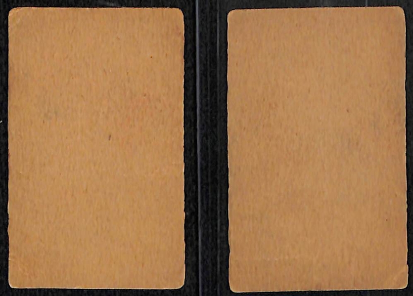 Lot of (2) 1921 W551 Casey Stengel (HOF) Baseball Strip Cards