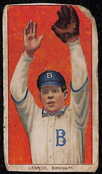 Lot of (7) 1909-11 T206 Tobacco Cards w/ Clymer, Lennox, Grimshaw, Lavender, Maloney, Kisinger, McGann