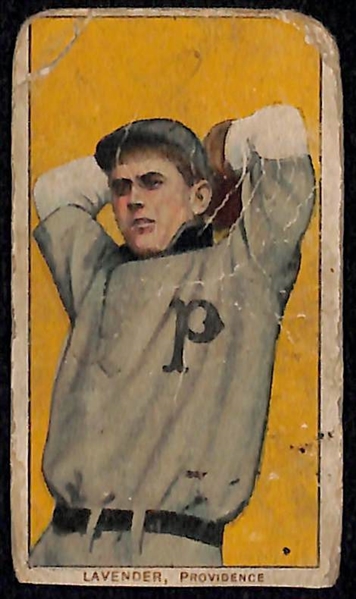 Lot of (7) 1909-11 T206 Tobacco Cards w/ Clymer, Lennox, Grimshaw, Lavender, Maloney, Kisinger, McGann