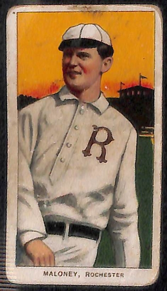 Lot of (7) 1909-11 T206 Tobacco Cards w/ Clymer, Lennox, Grimshaw, Lavender, Maloney, Kisinger, McGann