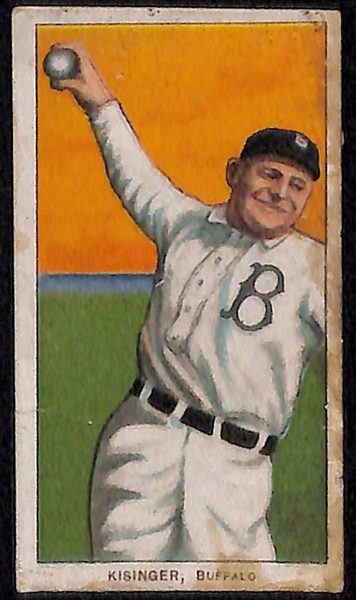 Lot of (7) 1909-11 T206 Tobacco Cards w/ Clymer, Lennox, Grimshaw, Lavender, Maloney, Kisinger, McGann