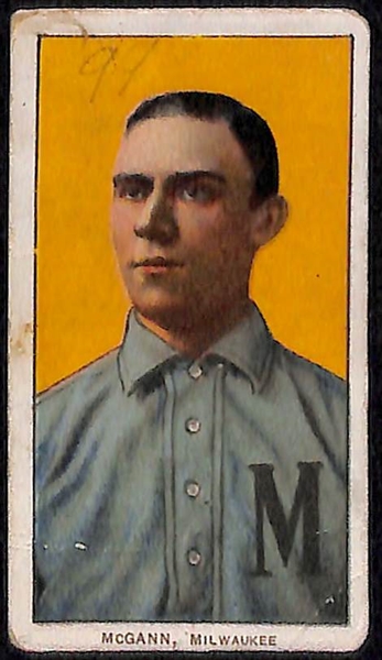 Lot of (7) 1909-11 T206 Tobacco Cards w/ Clymer, Lennox, Grimshaw, Lavender, Maloney, Kisinger, McGann