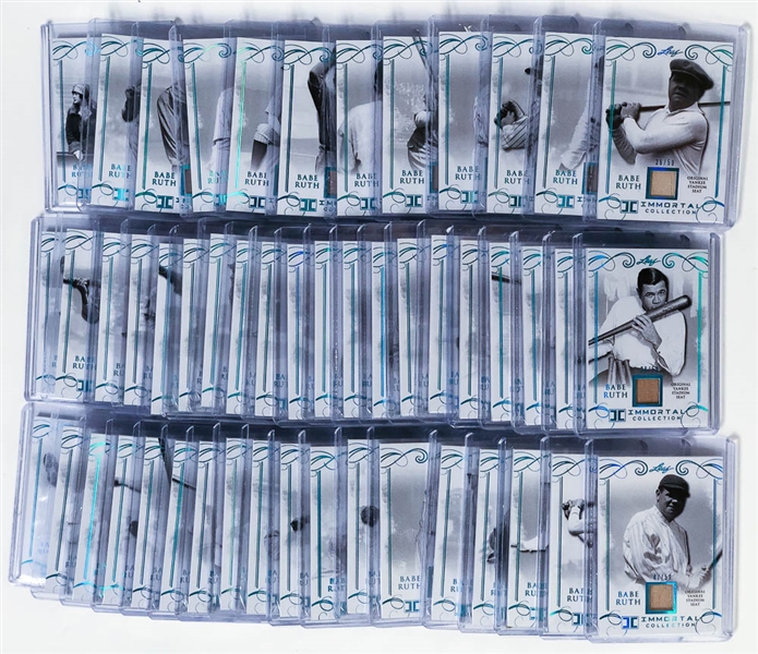 2017 Leaf Babe Ruth Immortal Collection - 50 Card Stadium Seat Relic Set