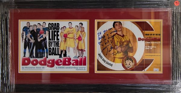 Justin Long Signed & Framed Dodgeball Photo Display - JSA