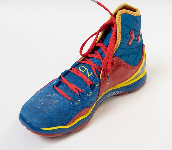 Cam Newton Signed CN Under Armour Shoe - JSA