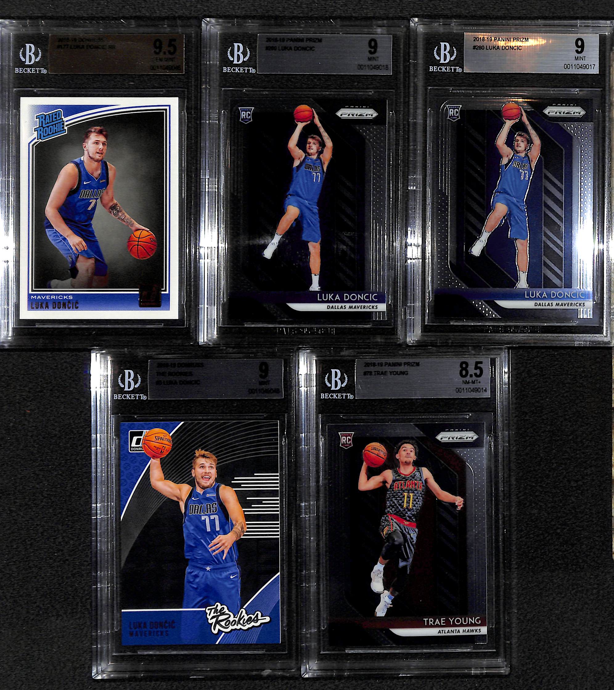 Lot Detail - 2018-19 Luka Doncic & Trae Young Rookie Lot ...