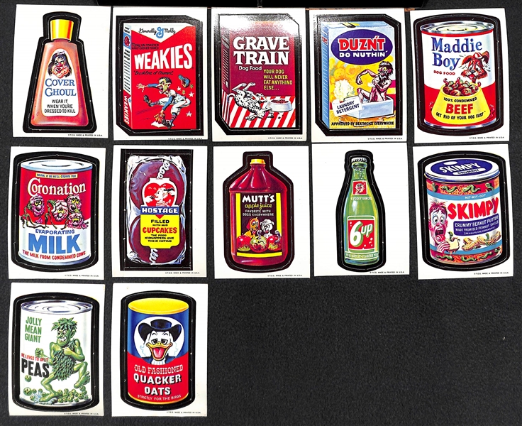 Lot of 27 Different 1967 Wacky Pack Die Cuts