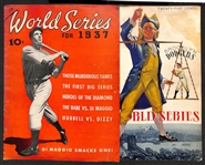 1941 Original World Series Program (Yankees vs. Dodgers) and 1937 World Series Magazine (DiMaggio Cover) - Yankees Won Both!