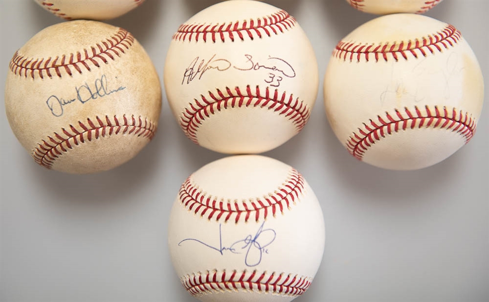 Lot of 10 Signed Baseballs w. Callison & Soriano  - JSA Auction Letter