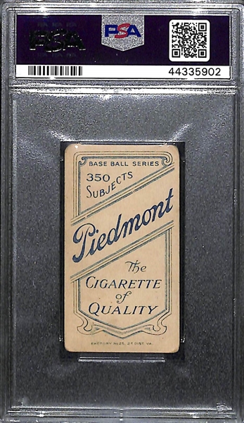 1909-11 T206 Piedmont 350 John McGraw Finger In Air Graded PSA 2