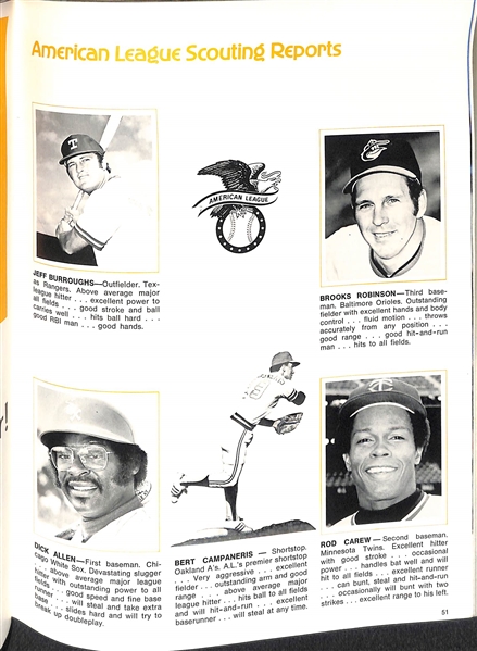 1974 All-Star Game Program Signed on the Cover by Brooks Robinson and John Grubb  - JSA Auction Letter