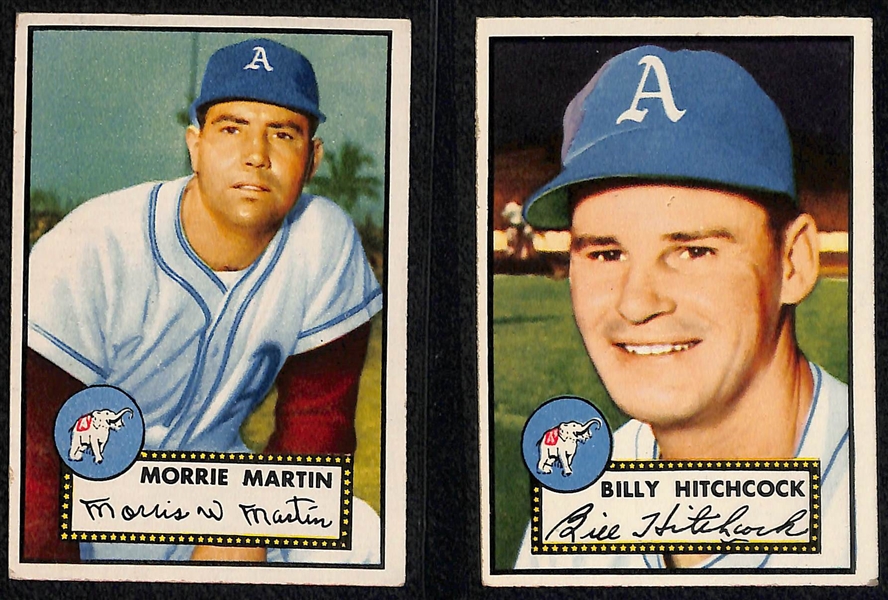 Lot of 6 1952 Topps Baseball Cards w. Henry Majewski