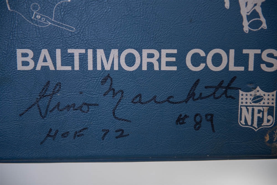 Gino Marchetti & John Mackey Baltimore Colts Autograph Lot