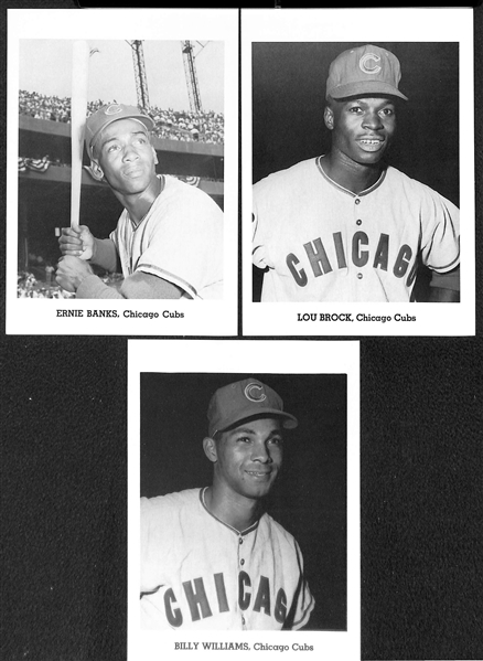 Lot of 3 1964 Jay Publishing Team Sets w. Cubs - Pirates - 45's