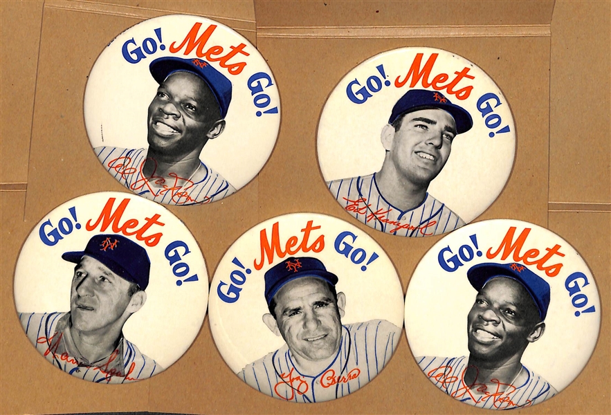 New York Mets Memorabilia Lot w. 1964 Jay Publishing Set