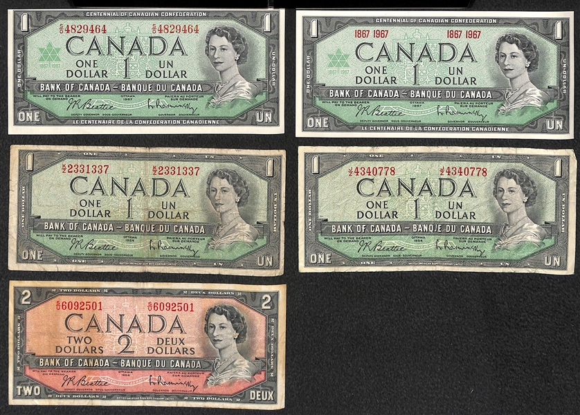 Lot of 17 Canadian Proof Coin Sets 1962-1974