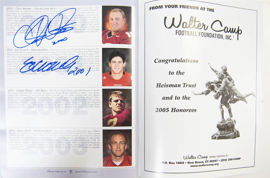 Heisman Winners Signed 2005 Magazine - JSA LOA