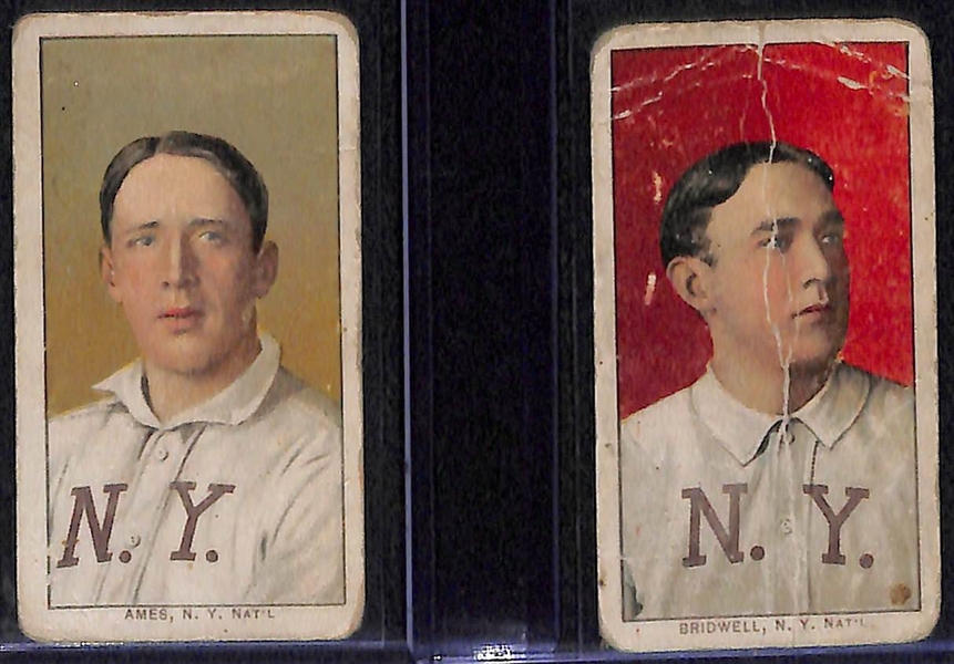 Lot of 5 - 1909 T206 Cards w. Bull Durham