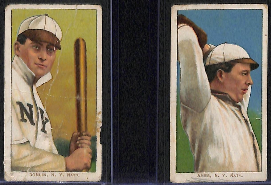 Lot of 5 - 1909 T206 Cards w. Chief Meyers (Portrait)