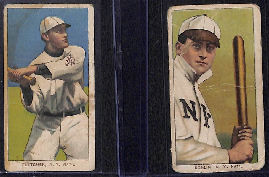 Lot of 5 - 1909 T206 Cards w. Jake Weimer