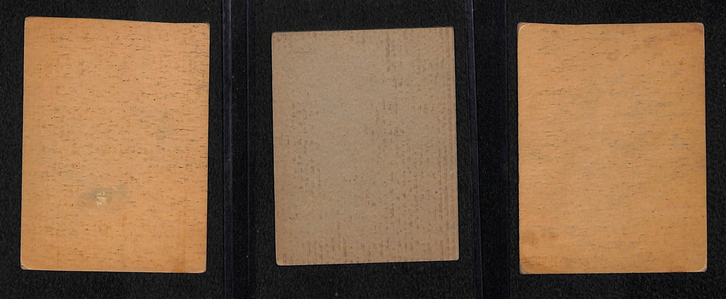 Lot of 3 1931 W517 Cards w. Tony Lazzeri
