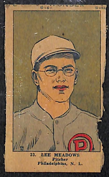 Lot of 15 1923 W515 Strip Cards w. Frank Baker