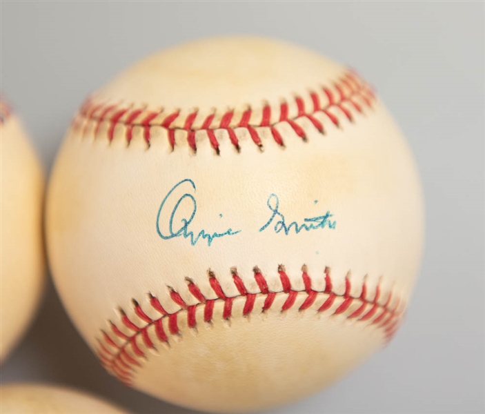 Lot of 3 HOF Signed Baseballs w. Tony Gwynn, Robin Yount & Ozzie Smith - JSA Auction Letter