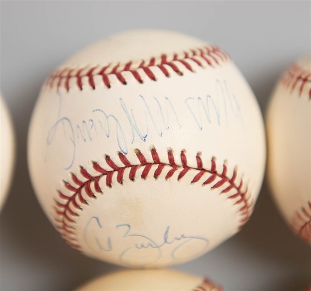 Lot of 6 Signed Baseball w. Sewell & Sutton - JSA Auction Letter