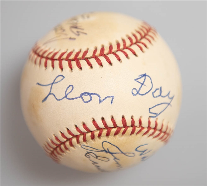 Lot of (2) Negro League Signed Baseballs - Burrows/Atkinson and Day/Fields/Burke/Cohen/Atkinson  - JSA Auction Letter