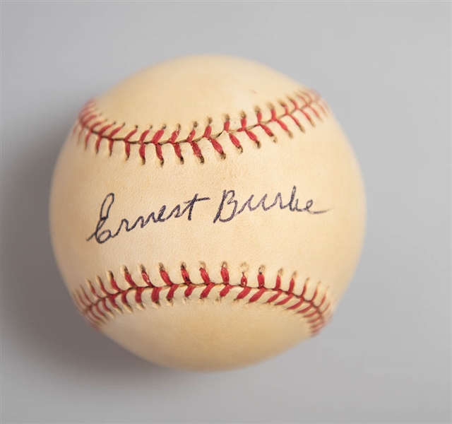1952 Fort Wayne Daisies Signed Baseball (3 Autographs) and Ernest Burke (Negro Leaguer) Signed Baseball  - JSA Auction Letter