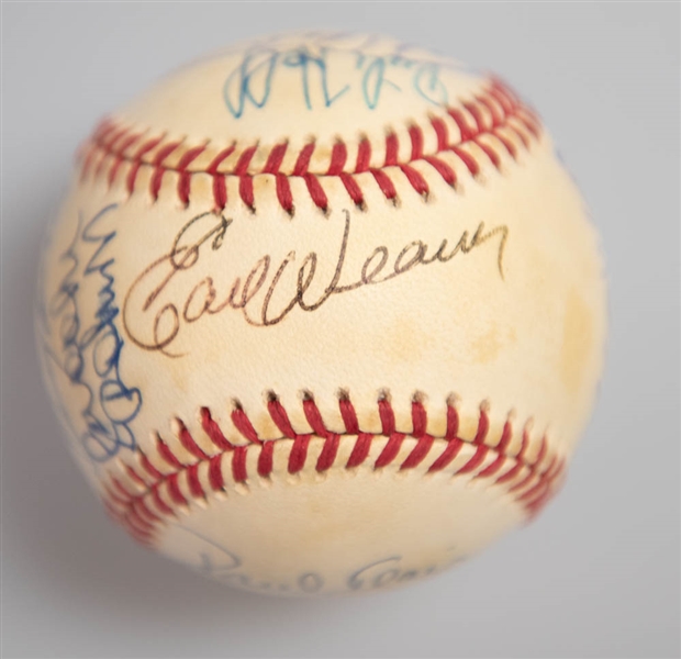 1969 AL Champs Baltimore Orioles Team Signed Baseball (13 Autos w/ B. Robinson, Weaver, Powell, Blair, and more)  - JSA Auction Letter 