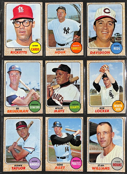 1968 Topps Baseball Card Complete Set w. Nolan Ryan Rookie Card