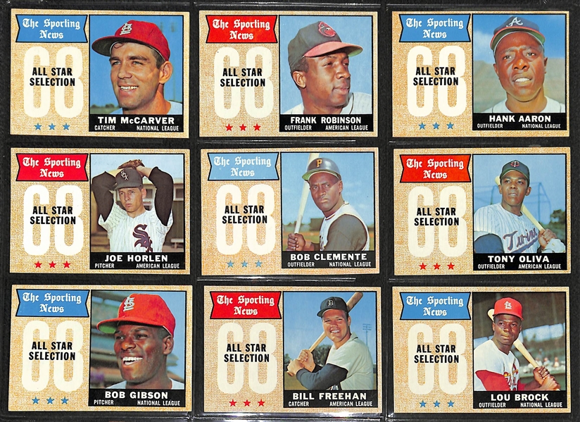 1968 Topps Baseball Card Complete Set w. Nolan Ryan Rookie Card